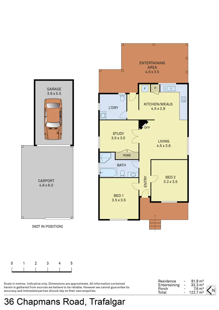 Floorplan of Homely house listing, 36 Chapmans Road, Trafalgar VIC 3824