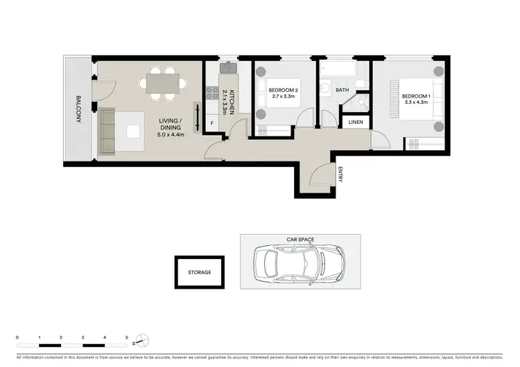 Floorplan of Homely apartment listing, 9/118 O'Brien Street, Bondi Beach NSW 2026