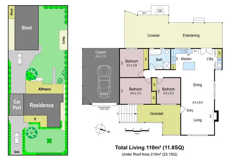 Floorplan of Homely house listing, 32 Wood Street, Drouin VIC 3818