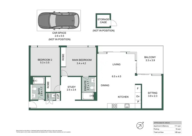 Floorplan of Homely apartment listing, 101/106 Elliott Street, Balmain NSW 2041