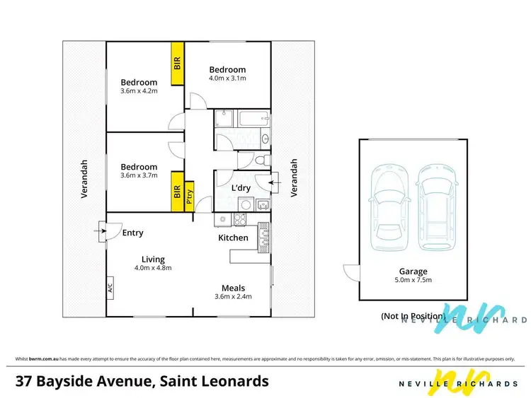 Floorplan of Homely house listing, 37 Bayside Avenue, St Leonards VIC 3223