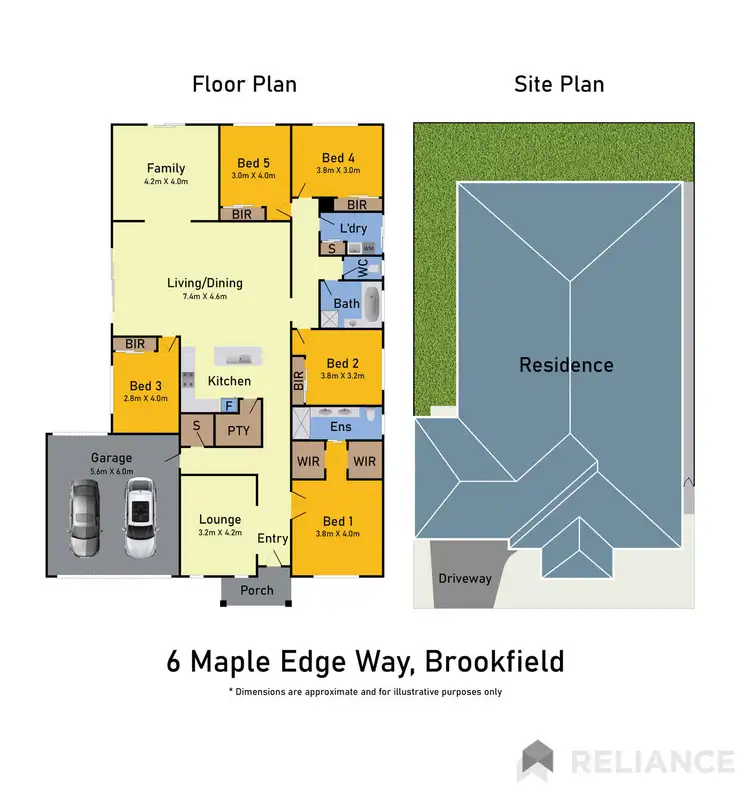 Floorplan of Homely house listing, 6 Maple Edge Way, Brookfield VIC 3338