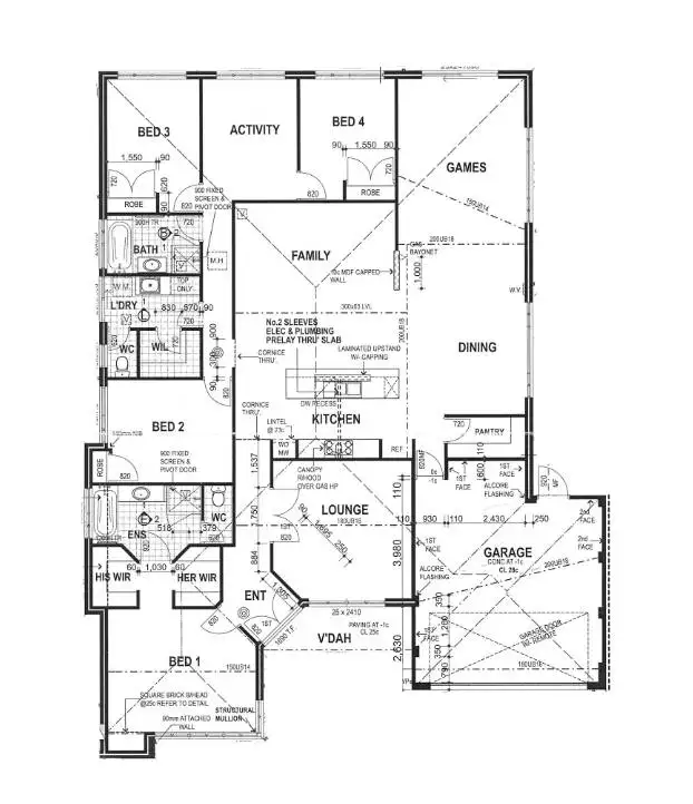 Floorplan of Homely house listing, 24 Daleford Way, Southern River WA 6110