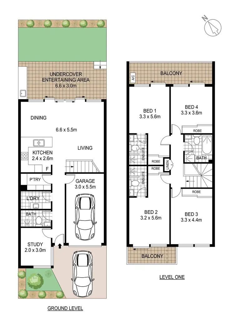 Floorplan of Homely house listing, 22E Way Street, Tempe NSW 2044