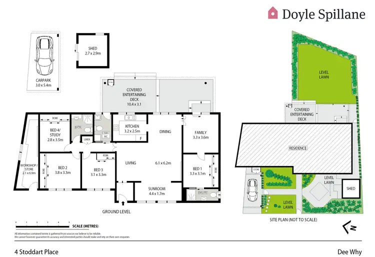 Floorplan of Homely house listing, 4 Stoddart Place, Dee Why NSW 2099