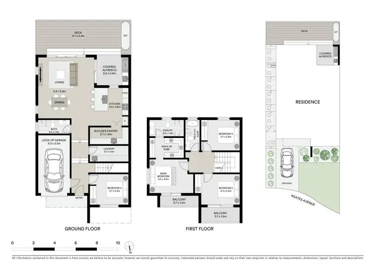 Floorplan of Homely semi-detached listing, 4A Keates Avenue, Padstow Heights NSW 2211
