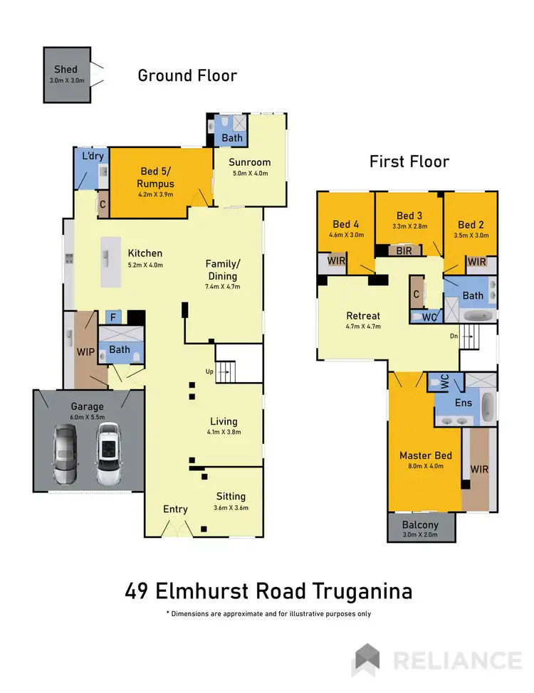 Floorplan of Homely house listing, 49 Elmhurst Road, Truganina VIC 3029