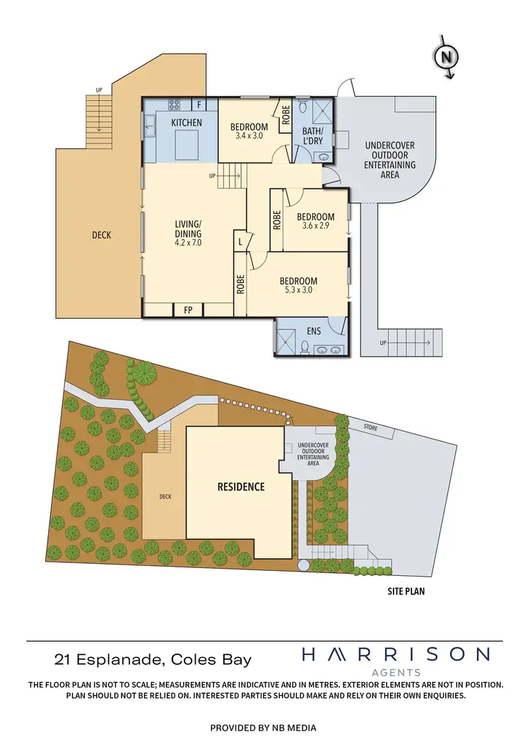 Floorplan of Homely house listing, 21 Esplanade East, Coles Bay TAS 7215