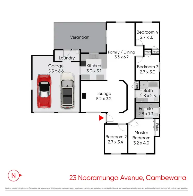 Floorplan of Homely house listing, 23 Nooramunga Avenue, Cambewarra Village NSW 2540