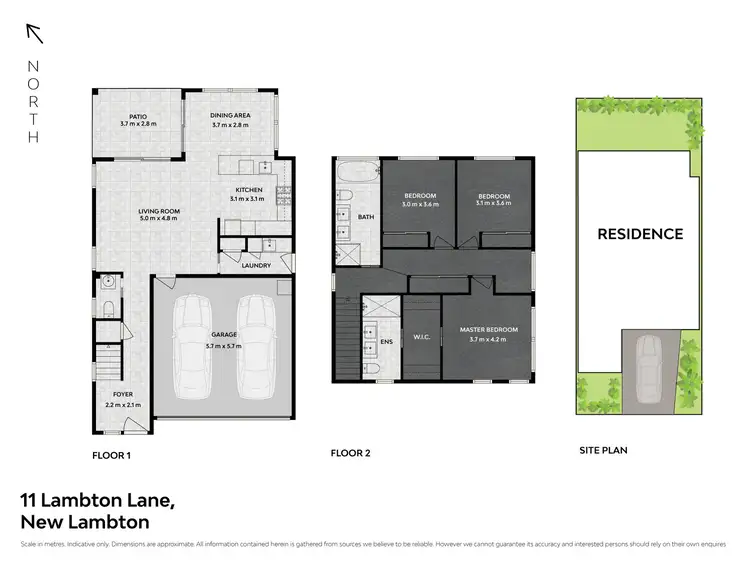 Floorplan of Homely house listing, 11 Lambton Lane, New Lambton NSW 2305