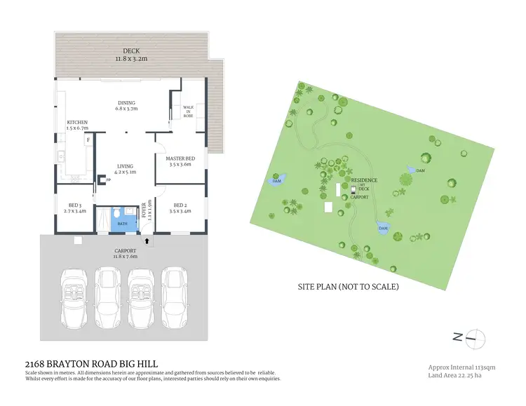 Floorplan of Homely rural property listing, 2168 Brayton Road, Big Hill NSW 2579