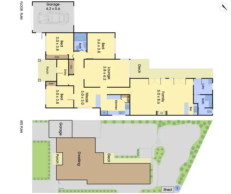 Floorplan of Homely house listing, 5 Penllyne Avenue, Vermont VIC 3133