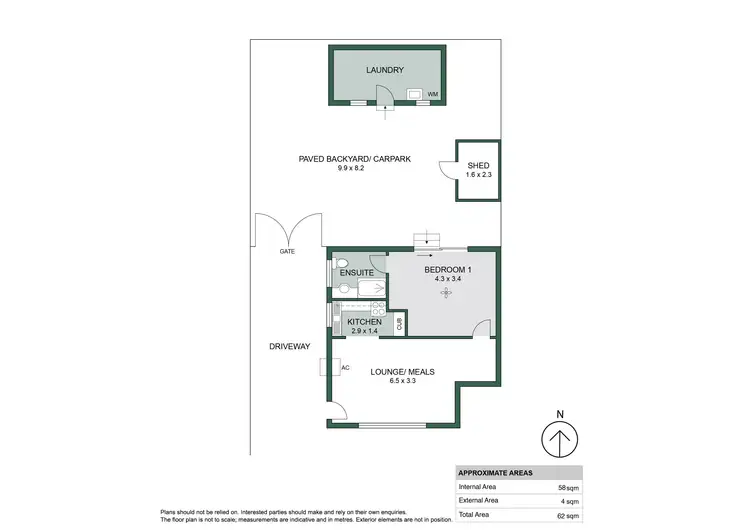 Floorplan of Homely unit listing, 6/2 Alfred Avenue, Seaton SA 5023