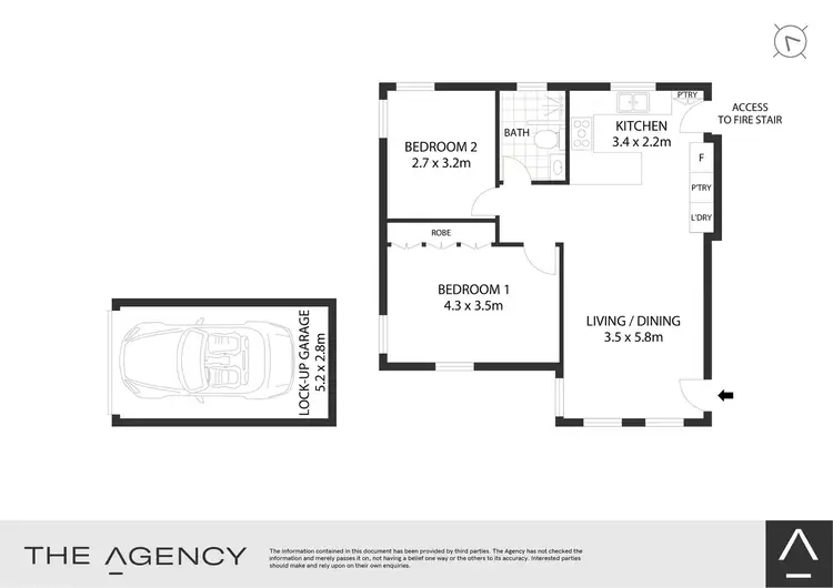 Floorplan of Homely apartment listing, 6/4 Fairlight Crescent, Fairlight NSW 2094
