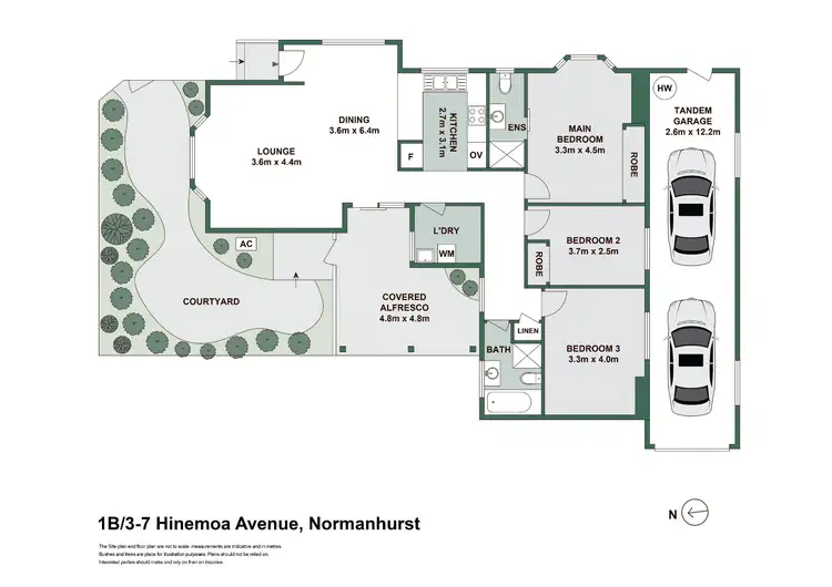 Floorplan of Homely townhouse listing, 1B/3-7 Hinemoa Avenue, Normanhurst NSW 2076