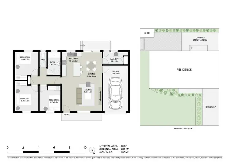 Floorplan of Homely house listing, 2/1 Tristania Parade, Maloneys Beach NSW 2536