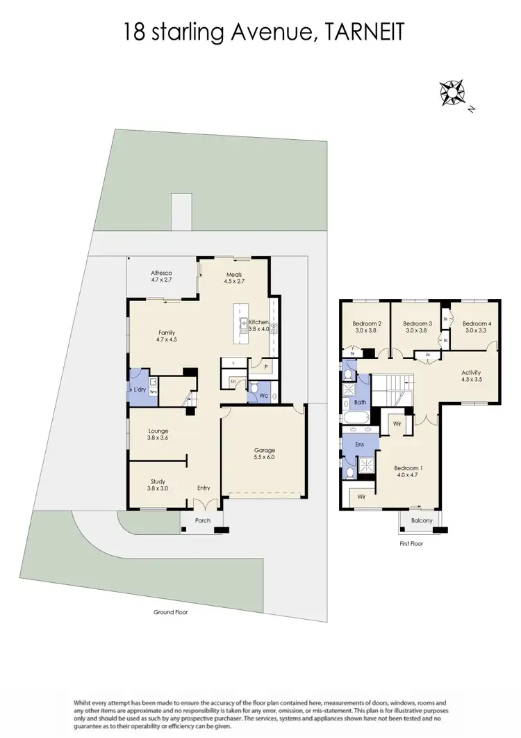 Floorplan of Homely house listing, 18 Starling Avenue, Tarneit VIC 3029
