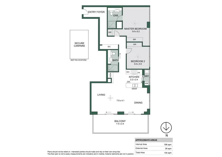 Floorplan of Homely apartment listing, 205/211 Grenfell Street, Adelaide SA 5000