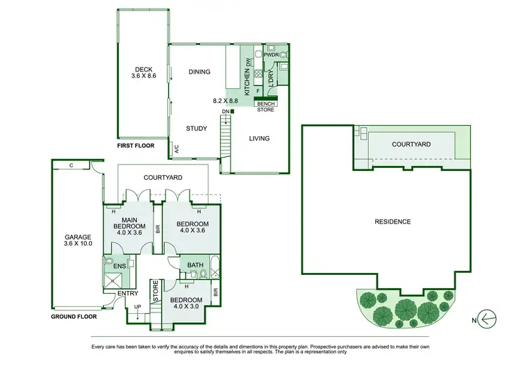 Floorplan of Homely apartment listing, 3/2A Shirley Grove, St Kilda East VIC 3183