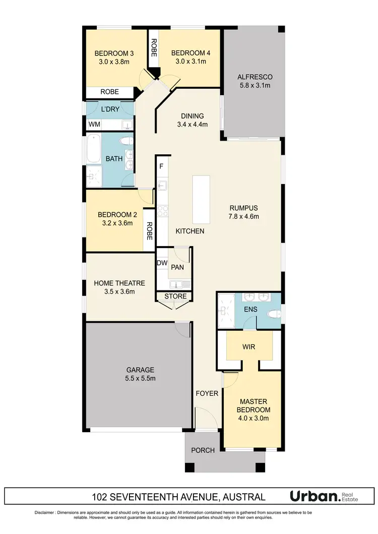 Floorplan of Homely house listing, 102 Seventeenth Avenue, Austral NSW 2179