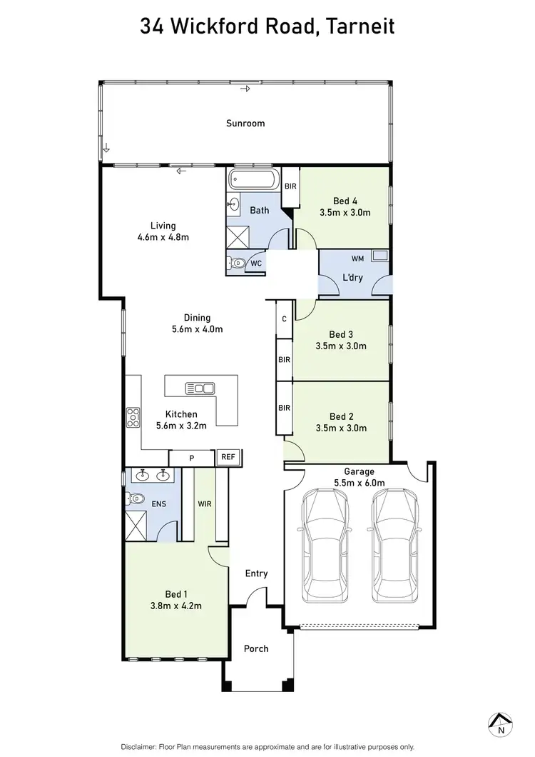 Floorplan of Homely house listing, 34 Wickford Road, Tarneit VIC 3029