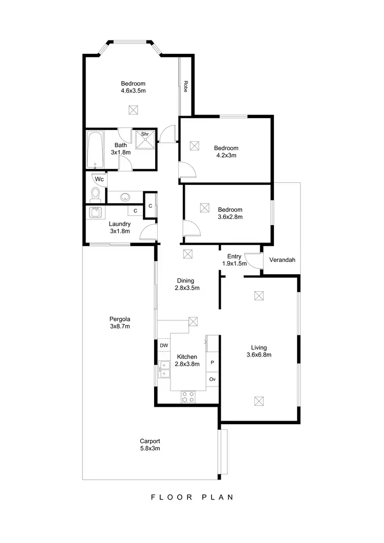 Floorplan of Homely house listing, 1 Moir Court, Magill SA 5072