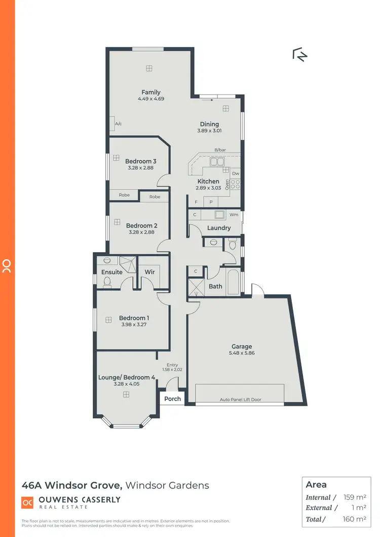 Floorplan of Homely house listing, 46A Windsor Grove, Windsor Gardens SA 5087