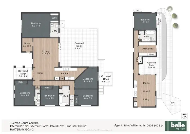 Floorplan of Homely house listing, 8 Jerrob Court, Carrara QLD 4211