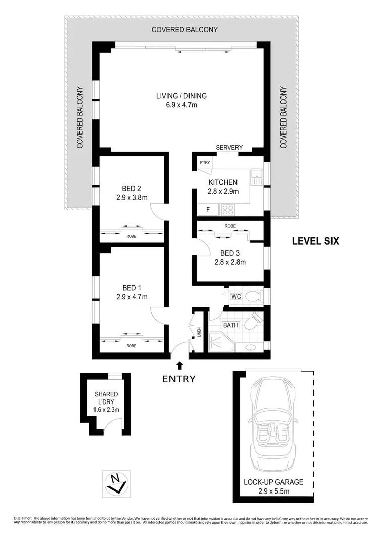 Floorplan of Homely apartment listing, 11/81 West Esplanade, Manly NSW 2095