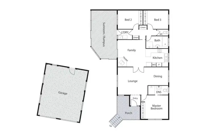 Floorplan of Homely house listing, 103 Jim Pike Avenue, Gordon ACT 2906