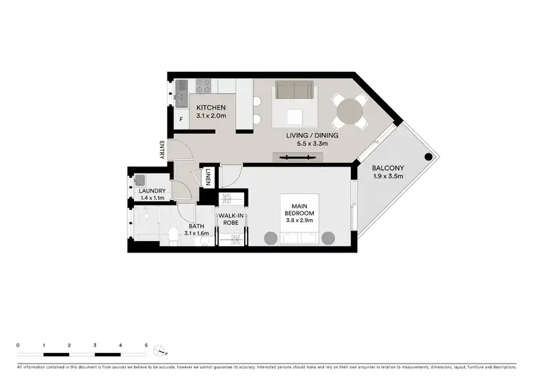 Floorplan of Homely apartment listing, 39/20-26 Arana Close, Bangor NSW 2234