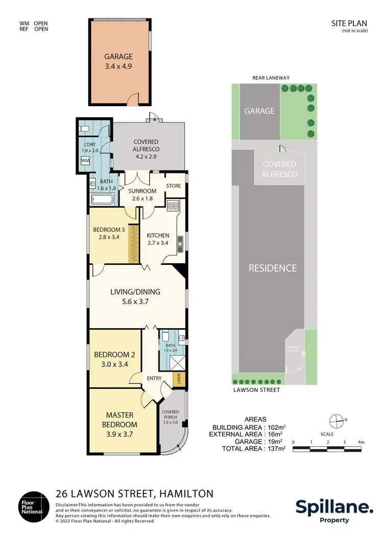 Floorplan of Homely house listing, 26 Lawson Street, Hamilton NSW 2303