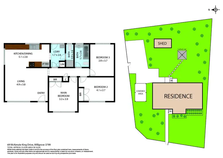 Floorplan of Homely house listing, 69 McKenzie King Drive, Millgrove VIC 3799