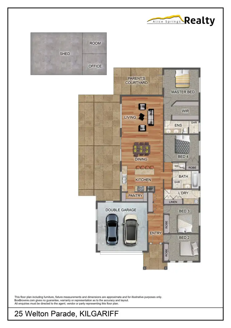 Floorplan of Homely house listing, 25 Welton Parade, Kilgariff NT 873