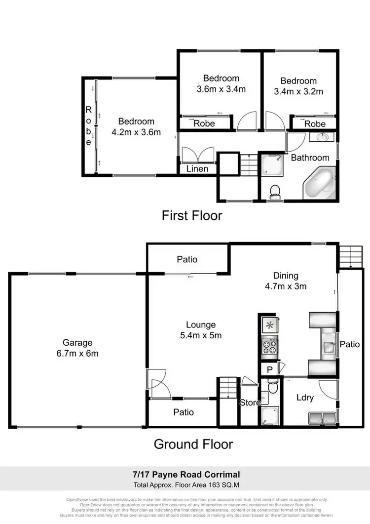 Floorplan of Homely townhouse listing, 7/17 Payne Road, Corrimal NSW 2518