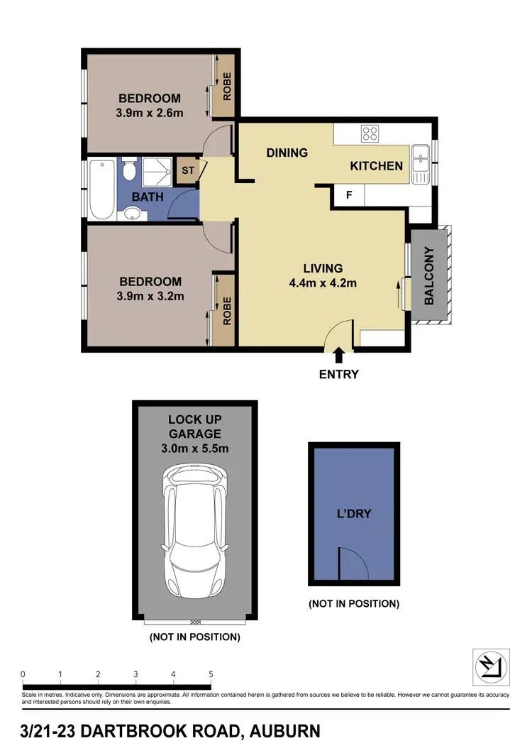 Floorplan of Homely unit listing, 3/21-23 Dartbrook Road, Auburn NSW 2144
