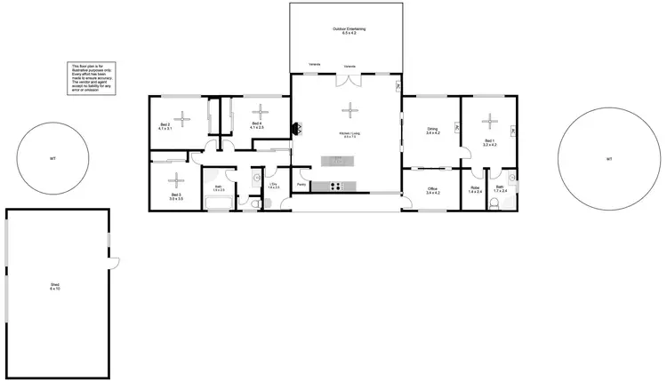 Floorplan of Homely house listing, 35-41 Lorikeet Court, Boston SA 5607