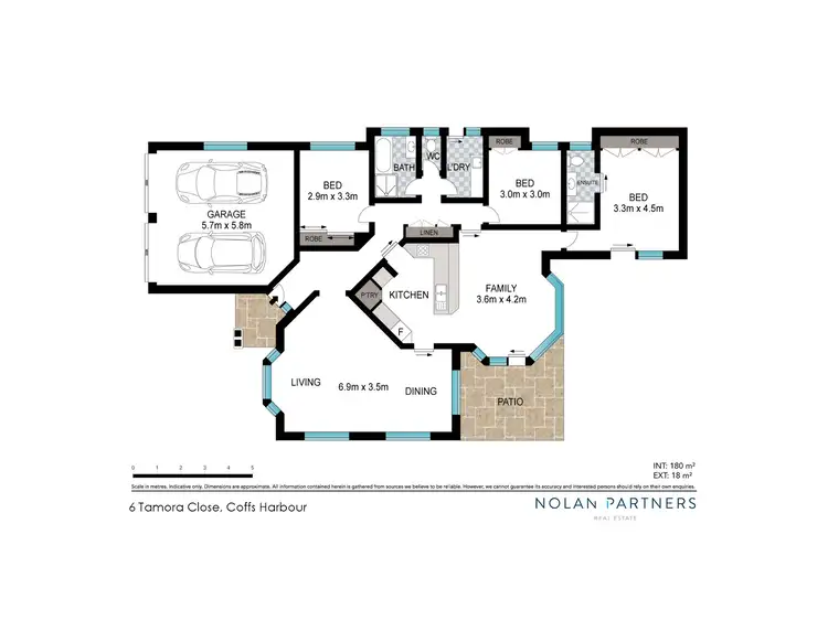 Floorplan of Homely house listing, 6 Tamora Close, Coffs Harbour NSW 2450