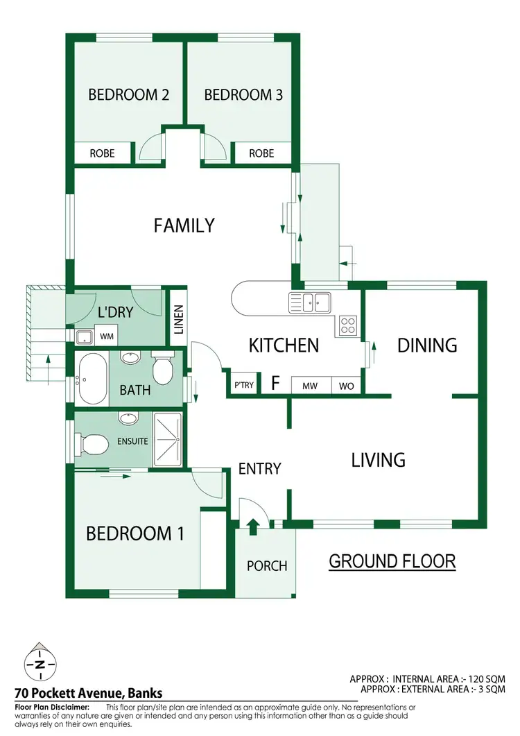 Floorplan of Homely house listing, 70 Pockett Avenue, Banks ACT 2906