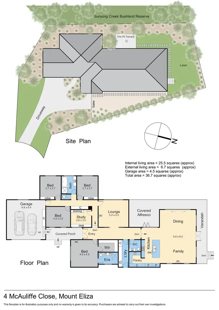 Floorplan of Homely house listing, 4 Mcauliffe Close, Mount Eliza VIC 3930