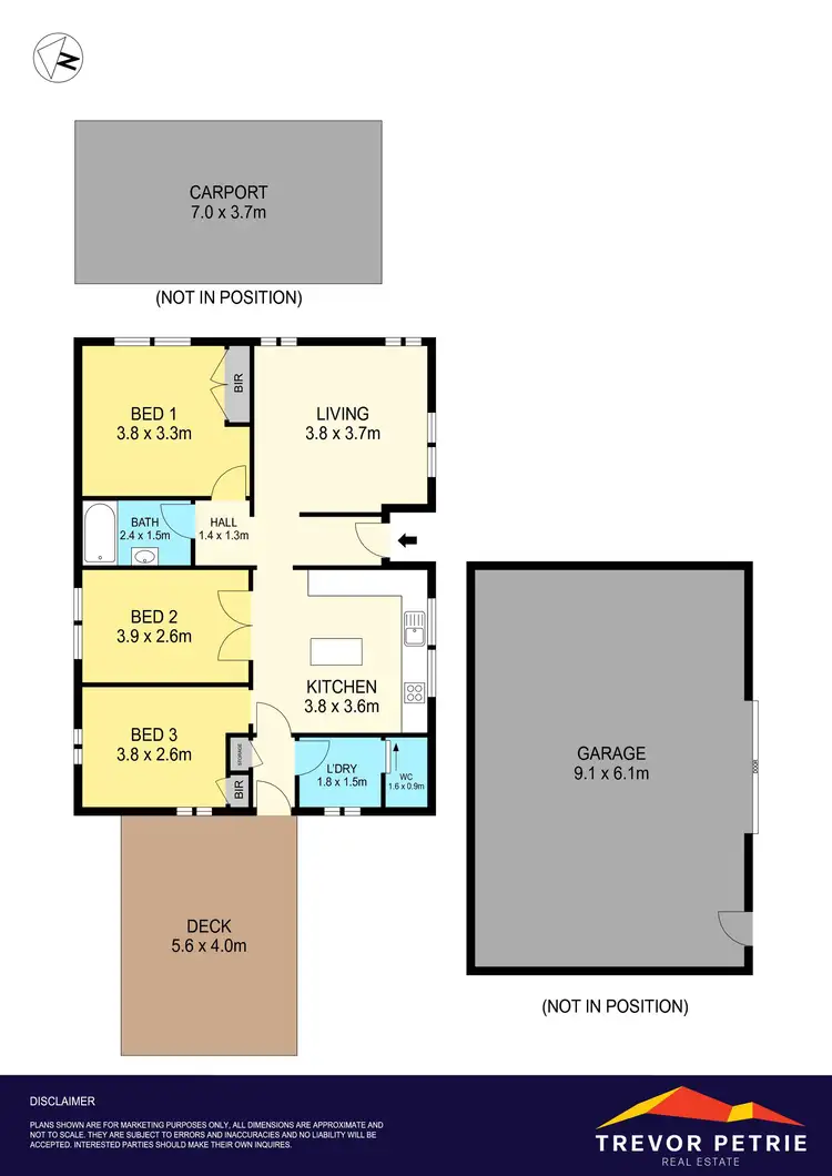 Floorplan of Homely house listing, 32 Violet Grove, Wendouree VIC 3355