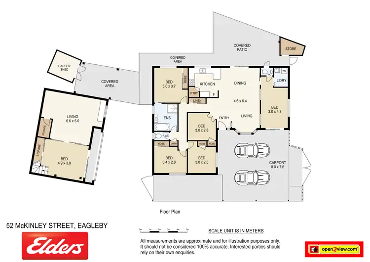 Floorplan of Homely house listing, 52 McKinley Street, Eagleby QLD 4207