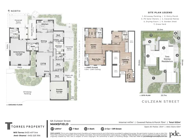 Floorplan of Homely house listing, 6A Culzean Street, Mansfield QLD 4122