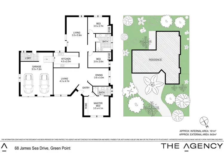 Floorplan of Homely house listing, 68 James Sea Drive, Green Point NSW 2251