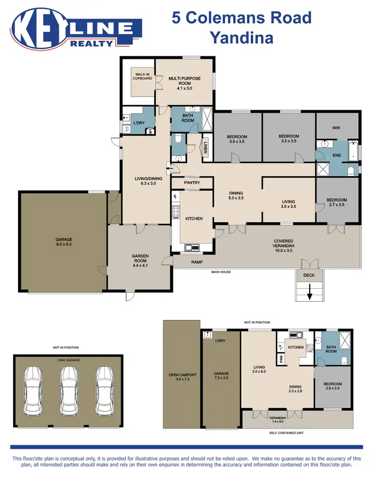 Floorplan of Homely house listing, 5 Colemans Road, Yandina QLD 4561