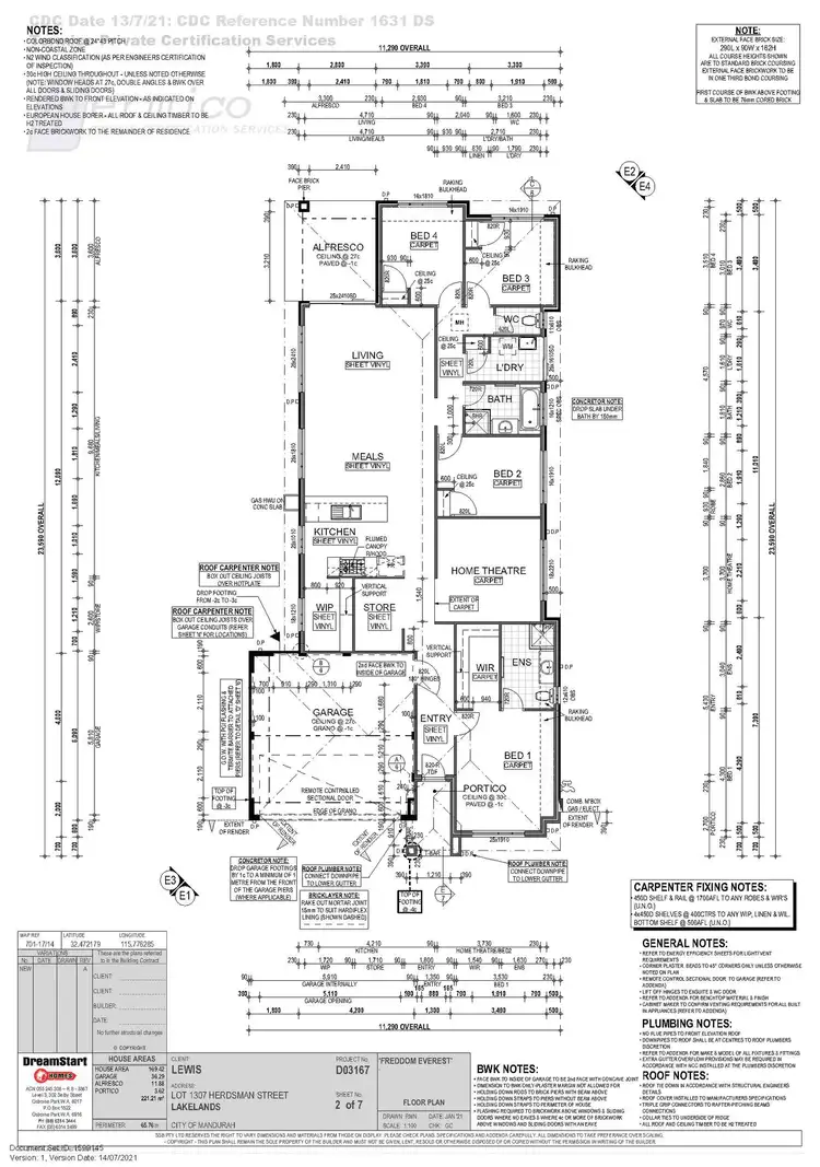 Floorplan of Homely house listing, 5 Herdsman Street, Lakelands WA 6180