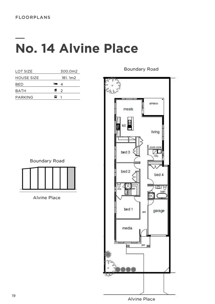 Floorplan of Homely house listing, 14 Alvine Place, Oakville NSW 2765