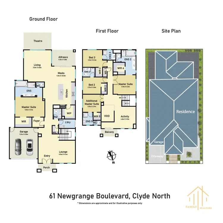 Floorplan of Homely house listing, 61 Newgrange Boulevard, Clyde North VIC 3978