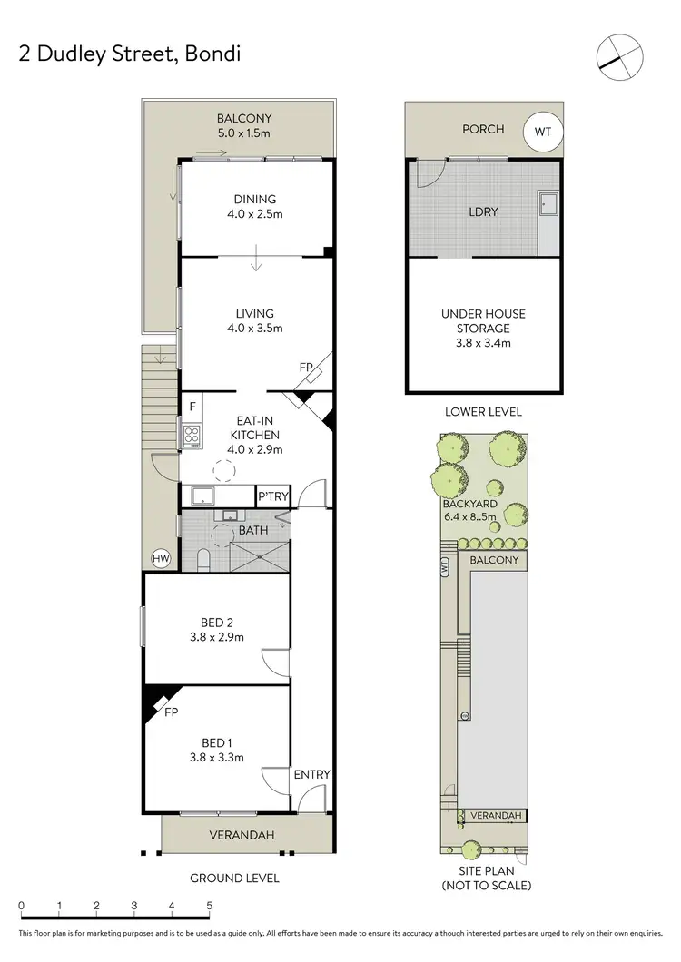 Floorplan of Homely house listing, 2 Dudley Street, Bondi NSW 2026