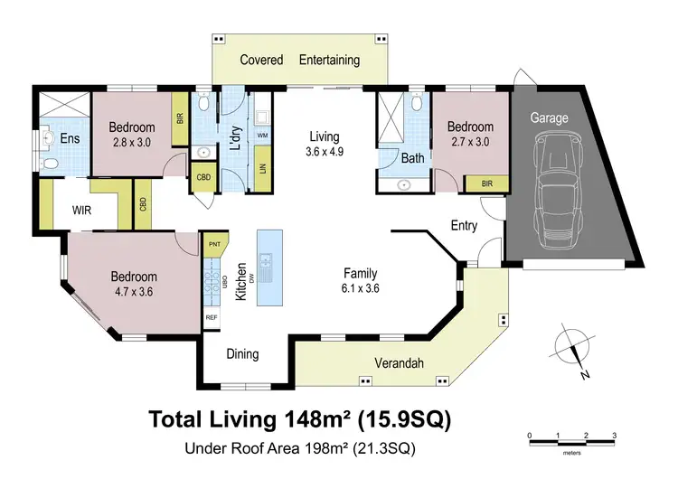 Floorplan of Homely house listing, 1/7 Hunter Crescent, Warragul VIC 3820